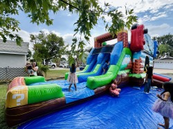 Super Mario Bounce House with Slide (Dry or Wet)