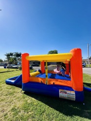 Mini Slide & Bounce House (Ball Pit or Waterslide)